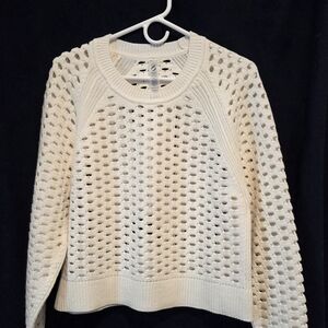 Lou & Grey Open-Knit Sweater
